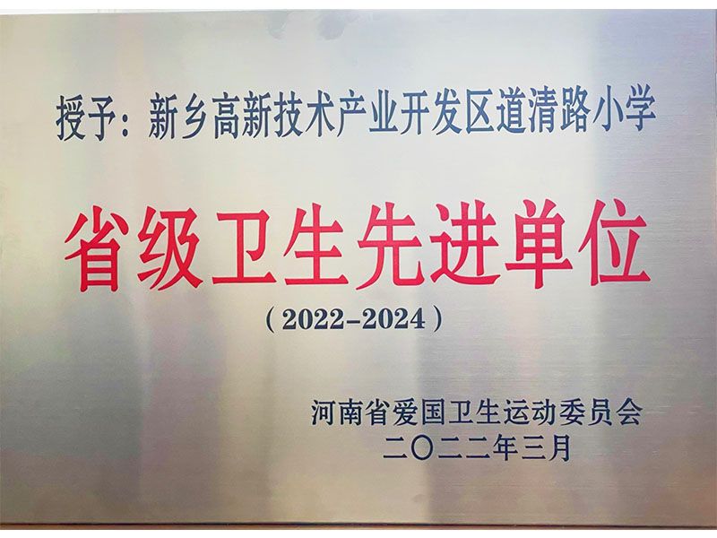 省级卫生先进单位